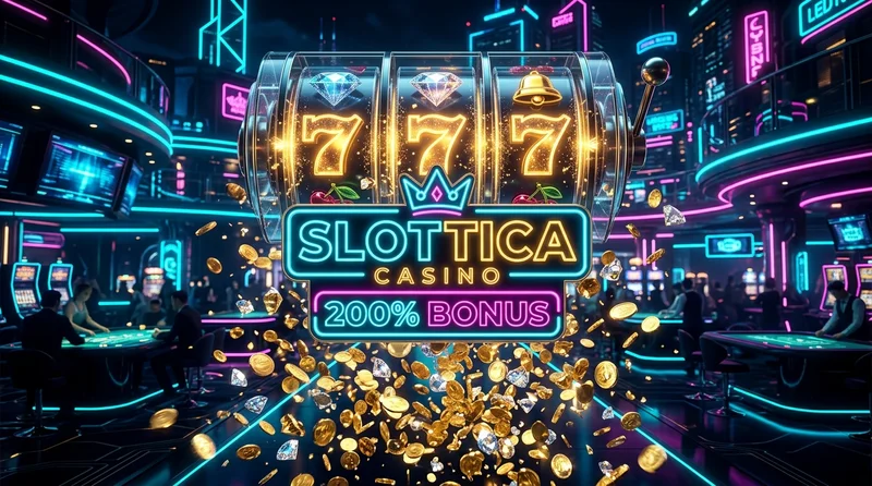 Slottica Casino 200% Bonus Banner Ufficiale
