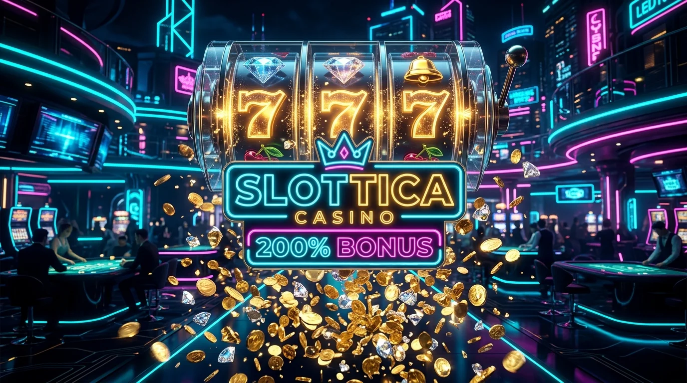 Slottica Casino 200% Bonus Banner Ufficiale